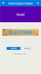 Mobile Screenshot of festival-couleursurbaines.com