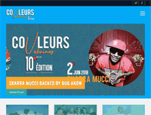 Tablet Screenshot of festival-couleursurbaines.com